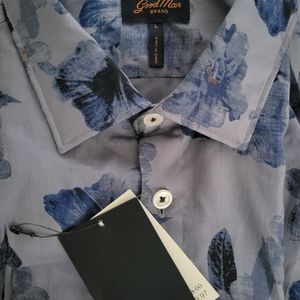 Men's GOOD MAN Designer Short Sleeve Shirt NWT 🌞 😎 🌞